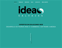 Tablet Screenshot of ideasalvajes.com